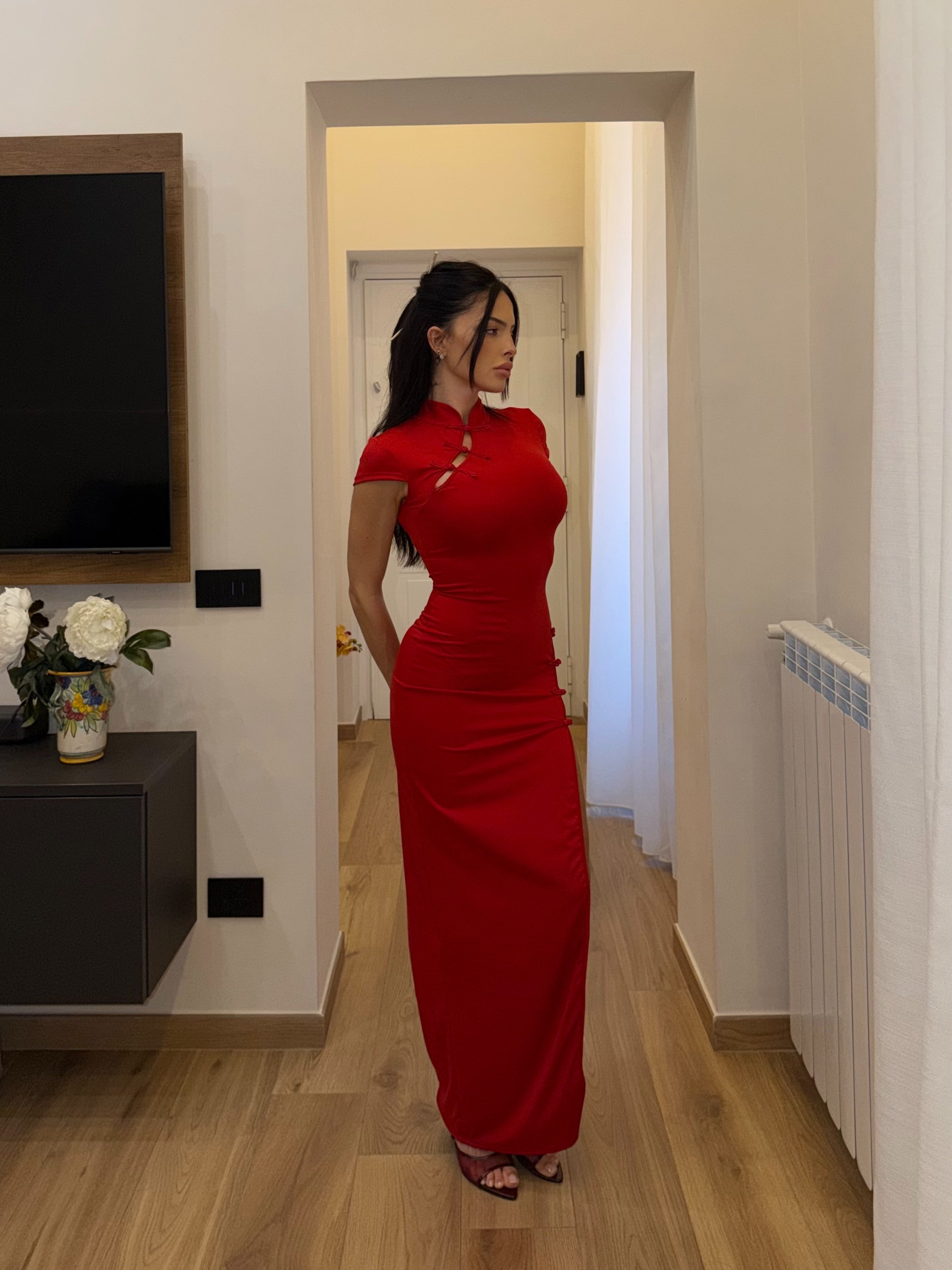 Dress Japan Red