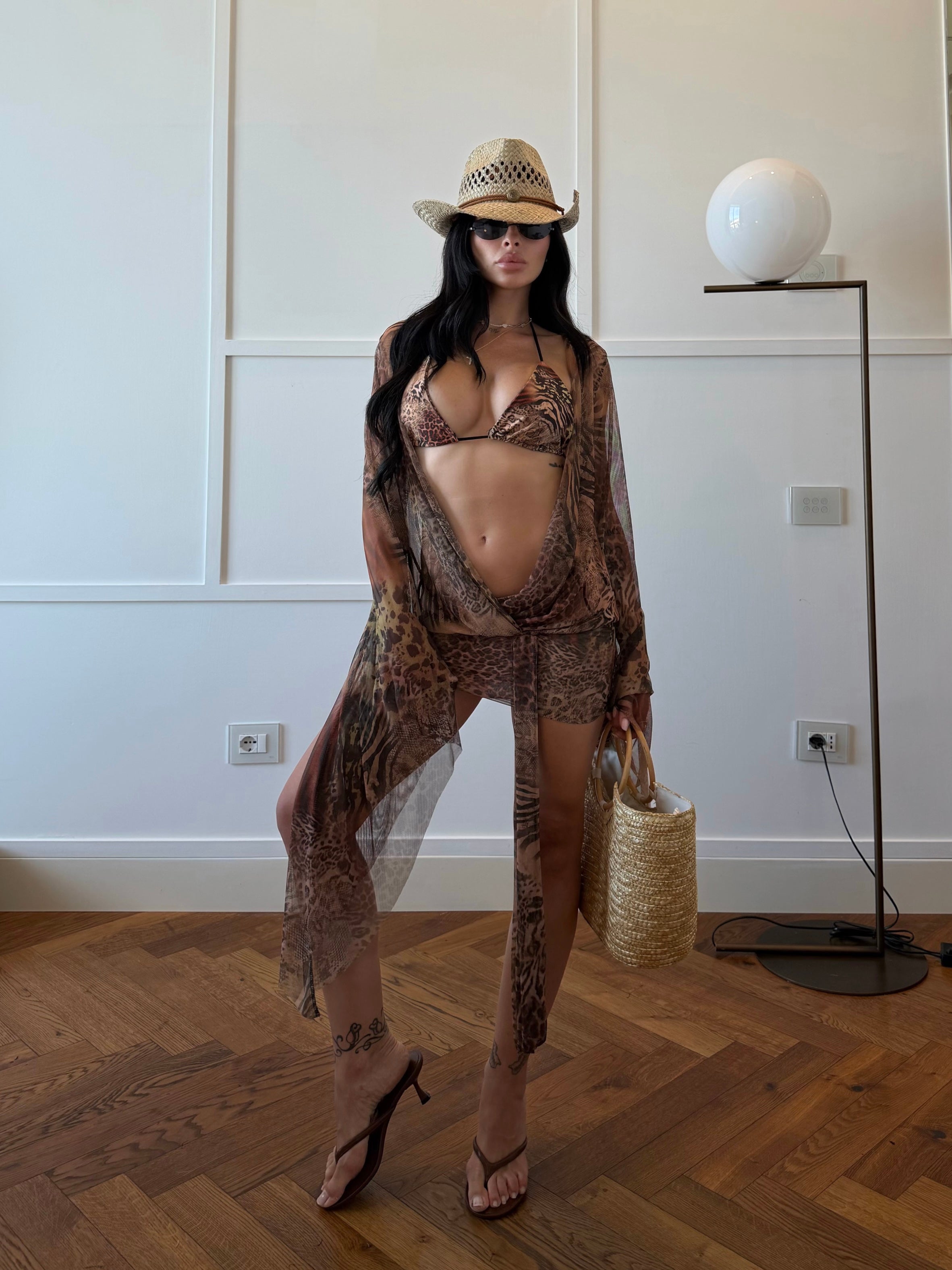 SET BIKINI VELO ANIMALIER