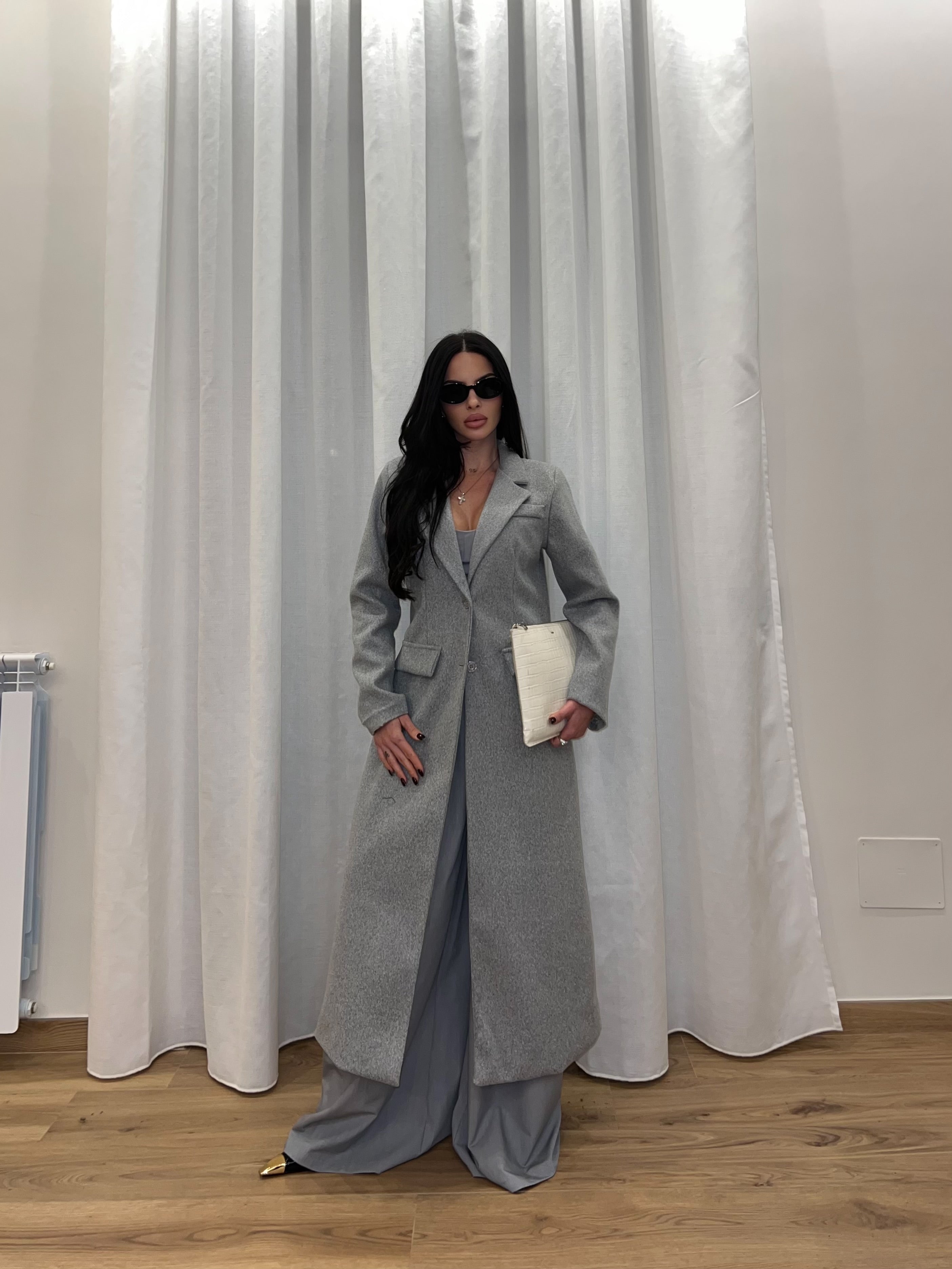 Cappotto Luxlabel Grigio