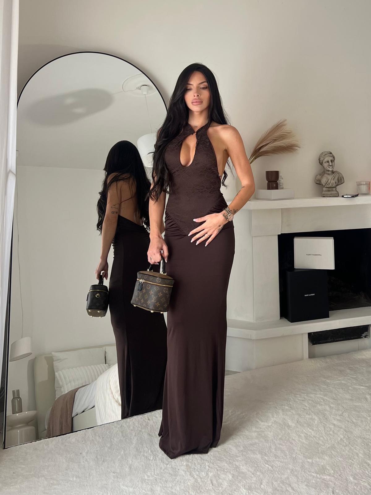 LongDress Helena choco