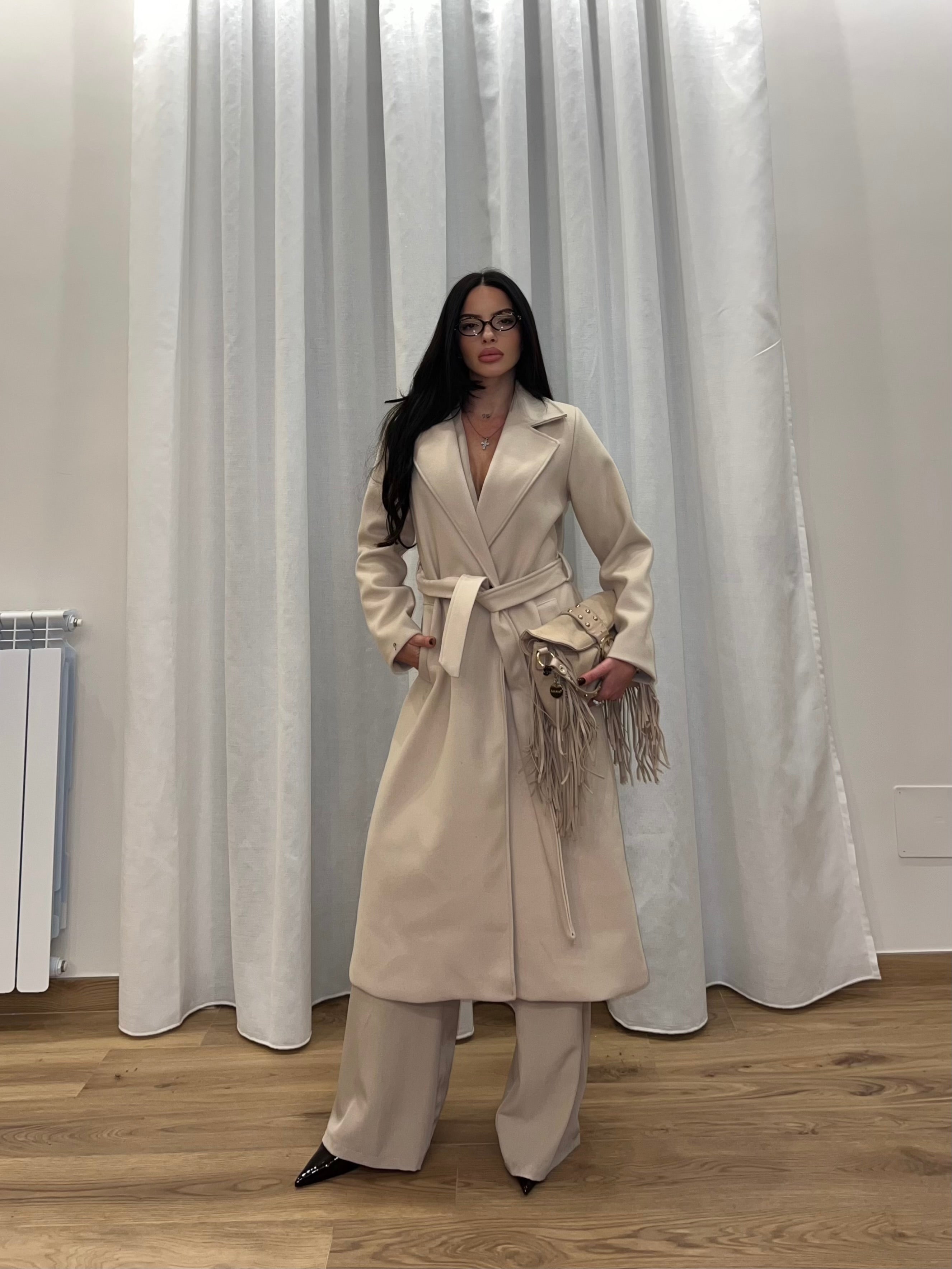 Cappotto Born to Die Panna