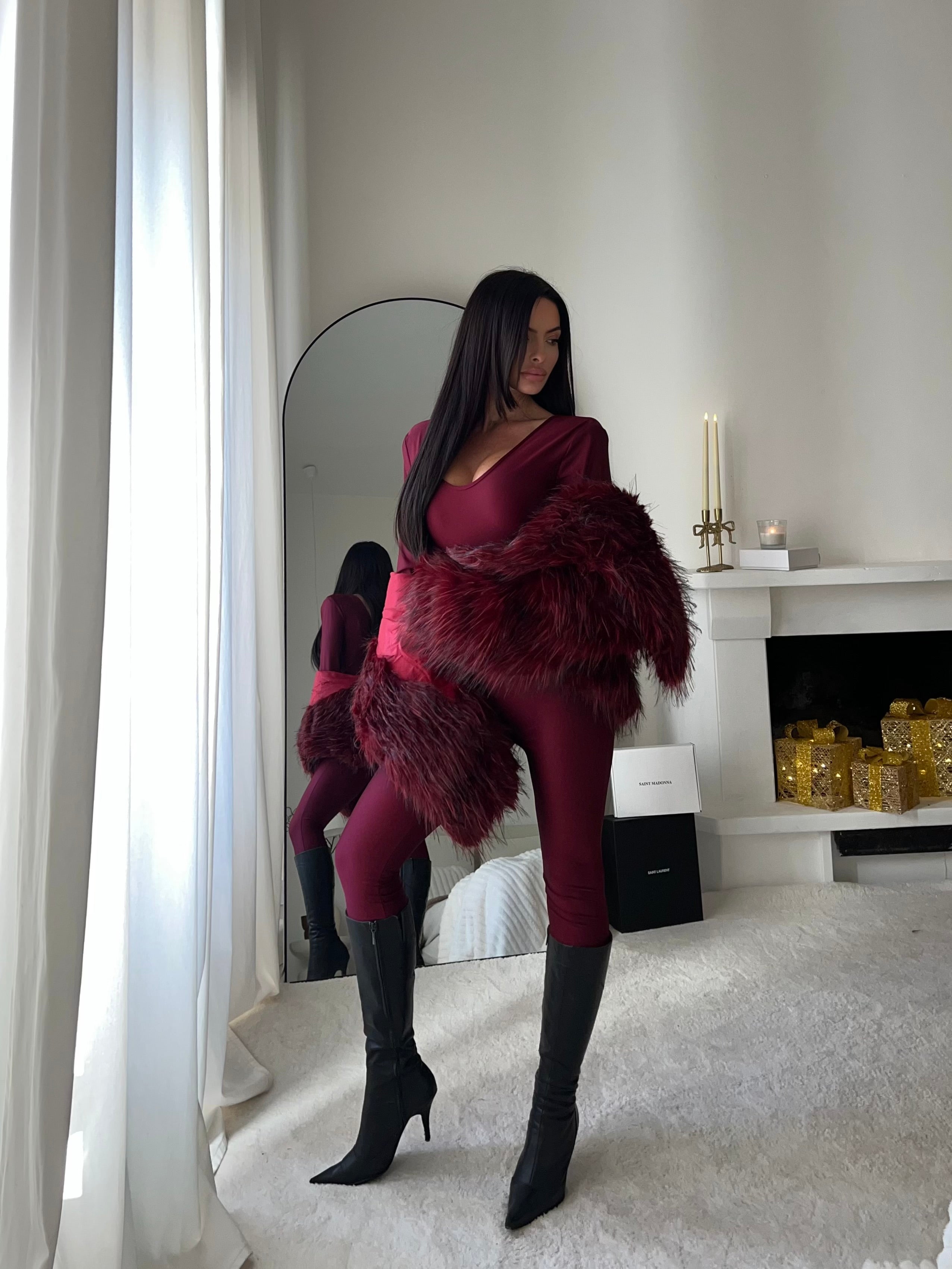 Jumpsuit Rasha Bordeaux